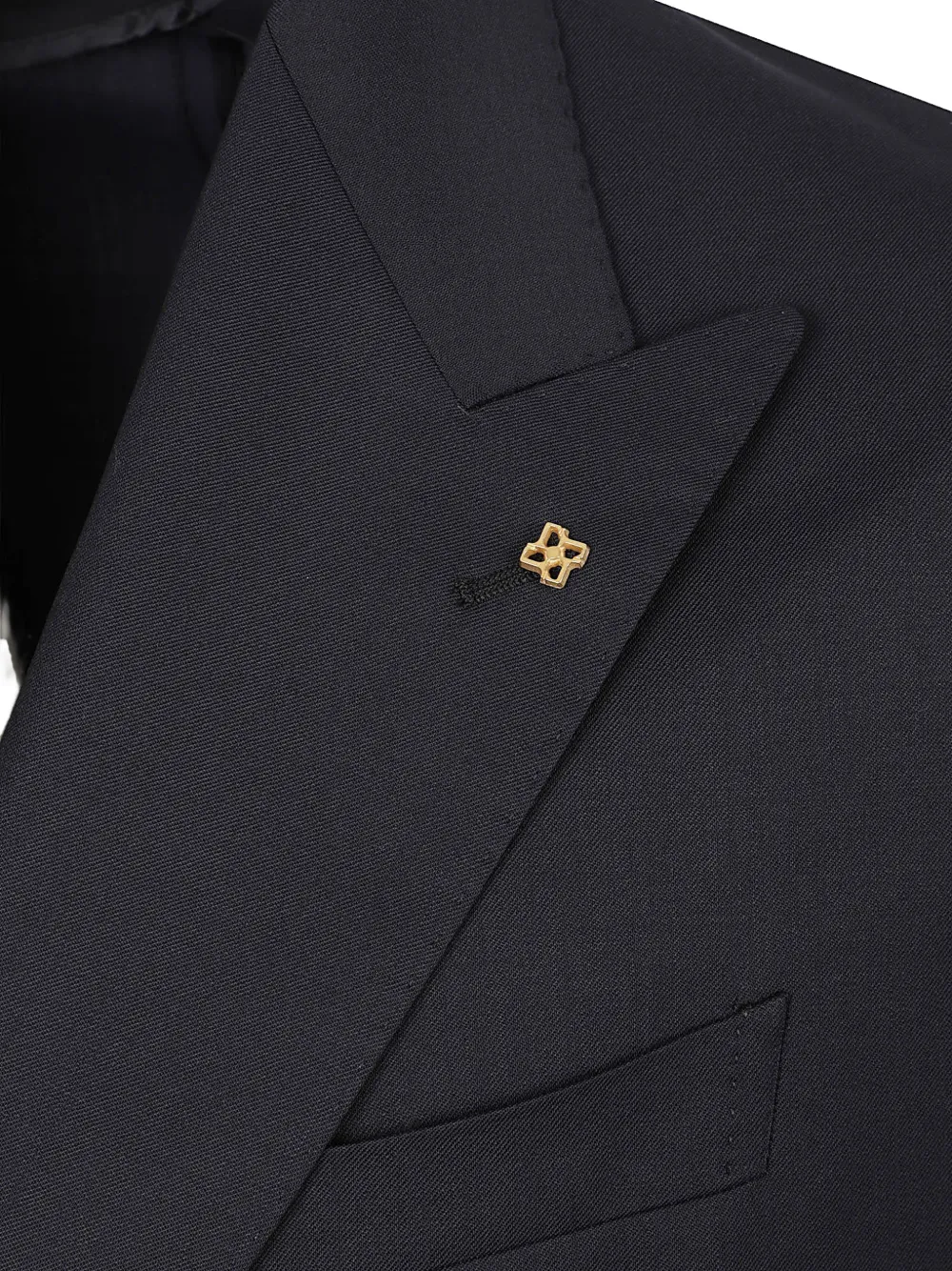 Tagliatore double-breasted peak-lapels blazer Zwart