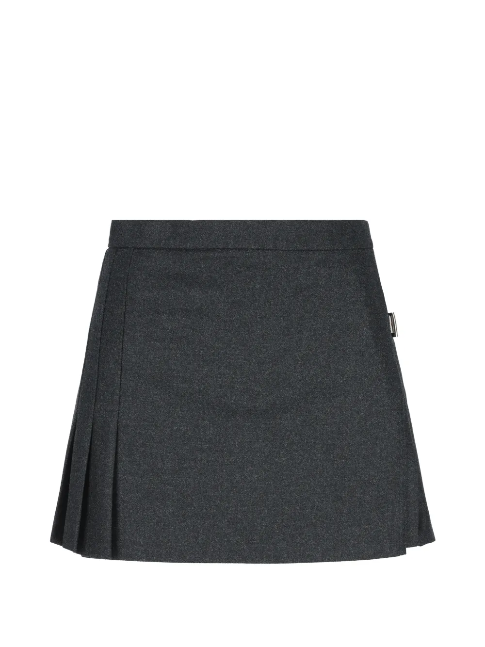 Prada Re-Wool miniskirt Grijs