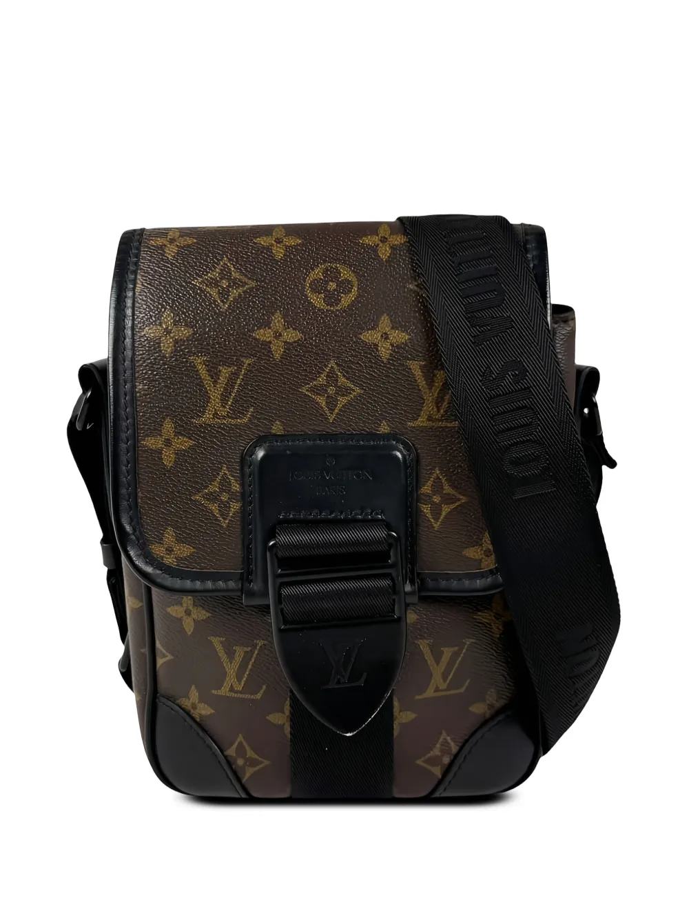 Louis Vuitton Pre-Owned 2021-2026 Monogram Macassar Archy Messenger PM crossbody bag - Braun