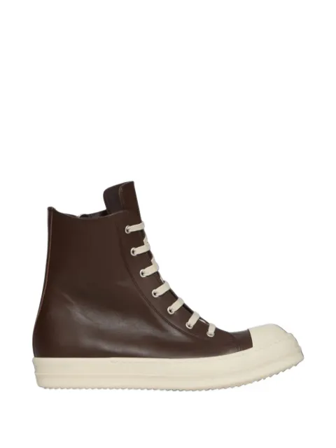 Rick Owens tenis Temple Ramones de piel