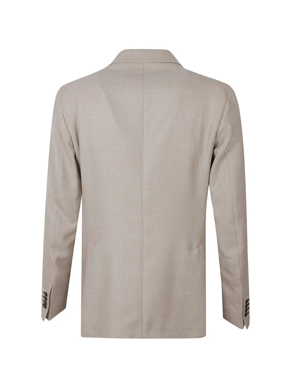 Tagliatore double-breasted peak-lapel blazer Beige