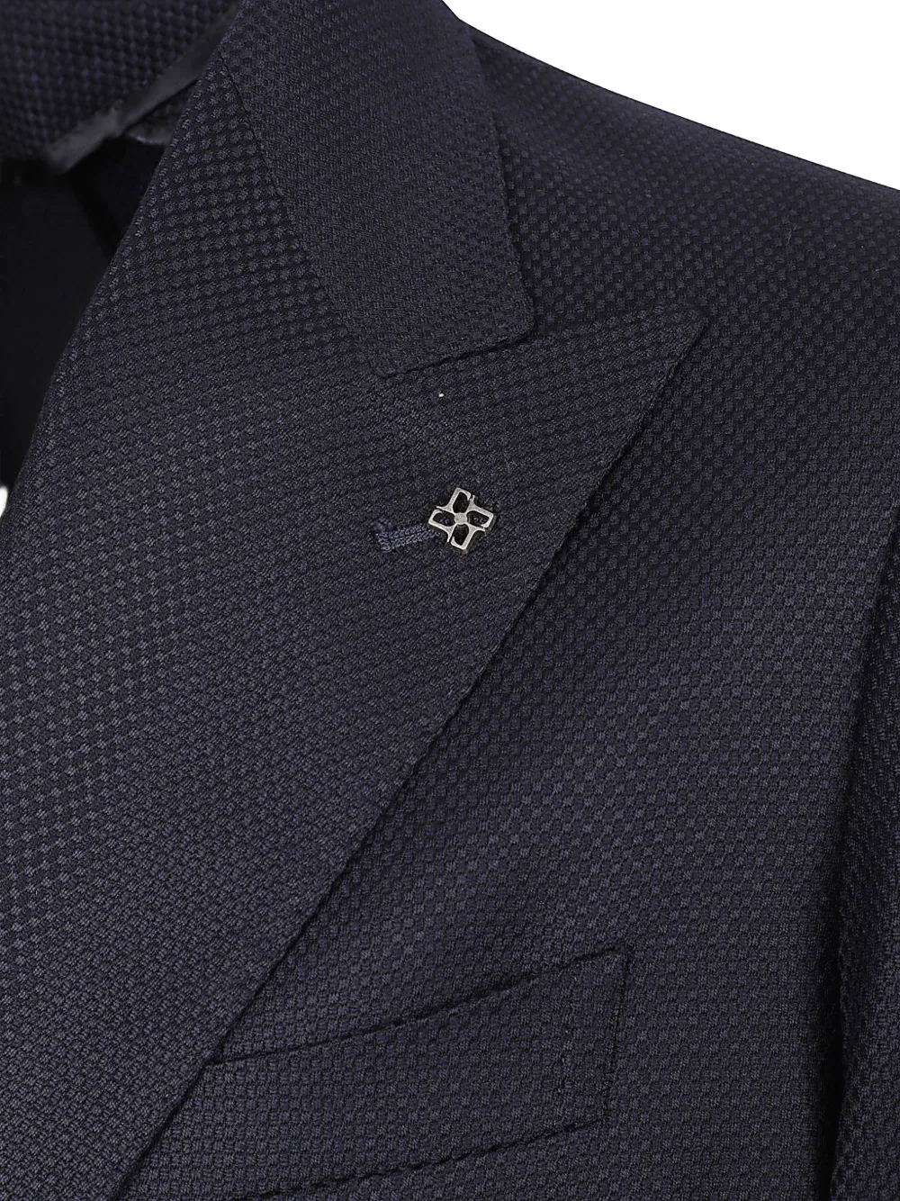 Tagliatore double-breasted peak-lapels blazer Blauw