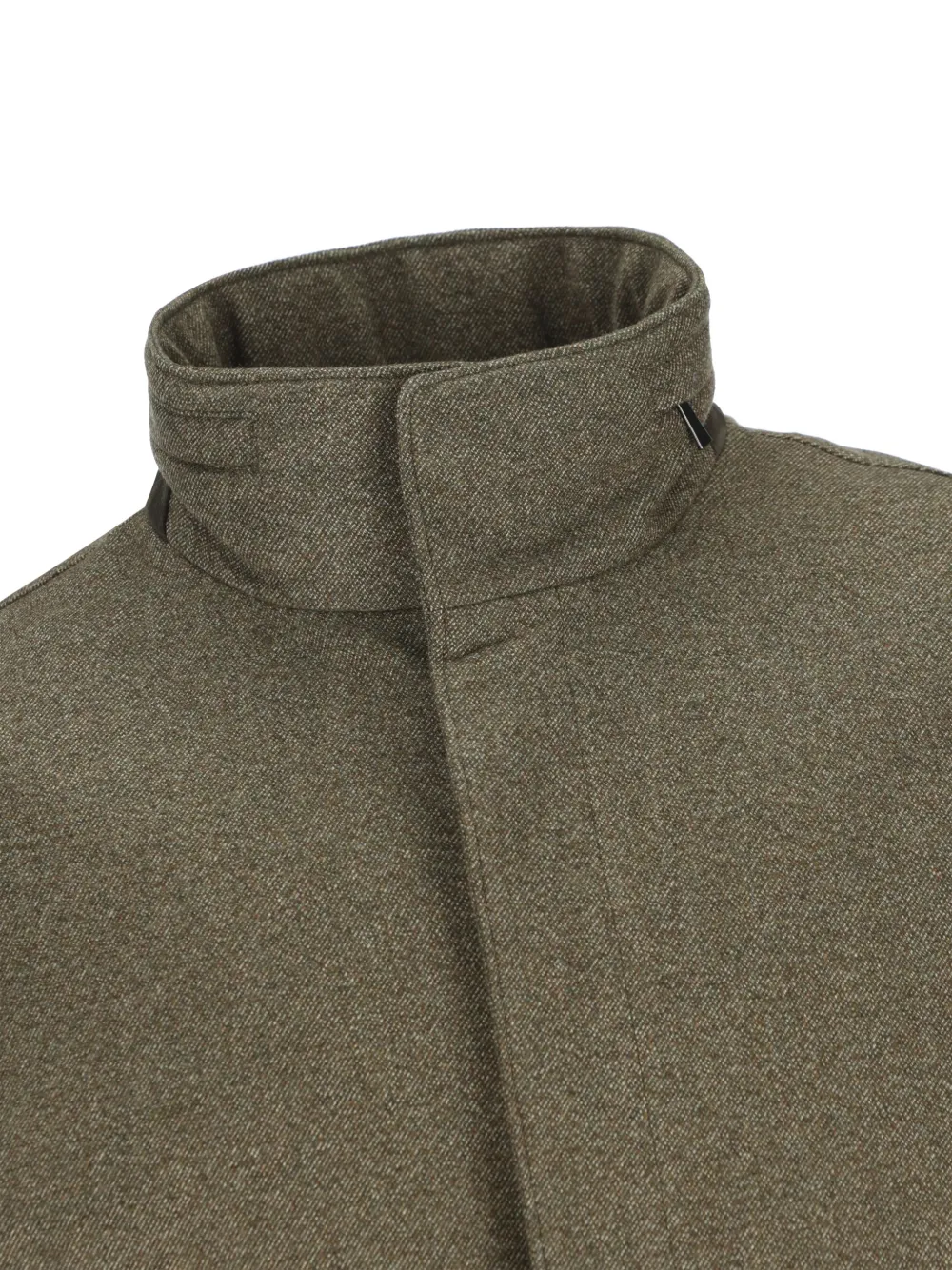 Loro Piana Winter Voyager caban jacket Groen