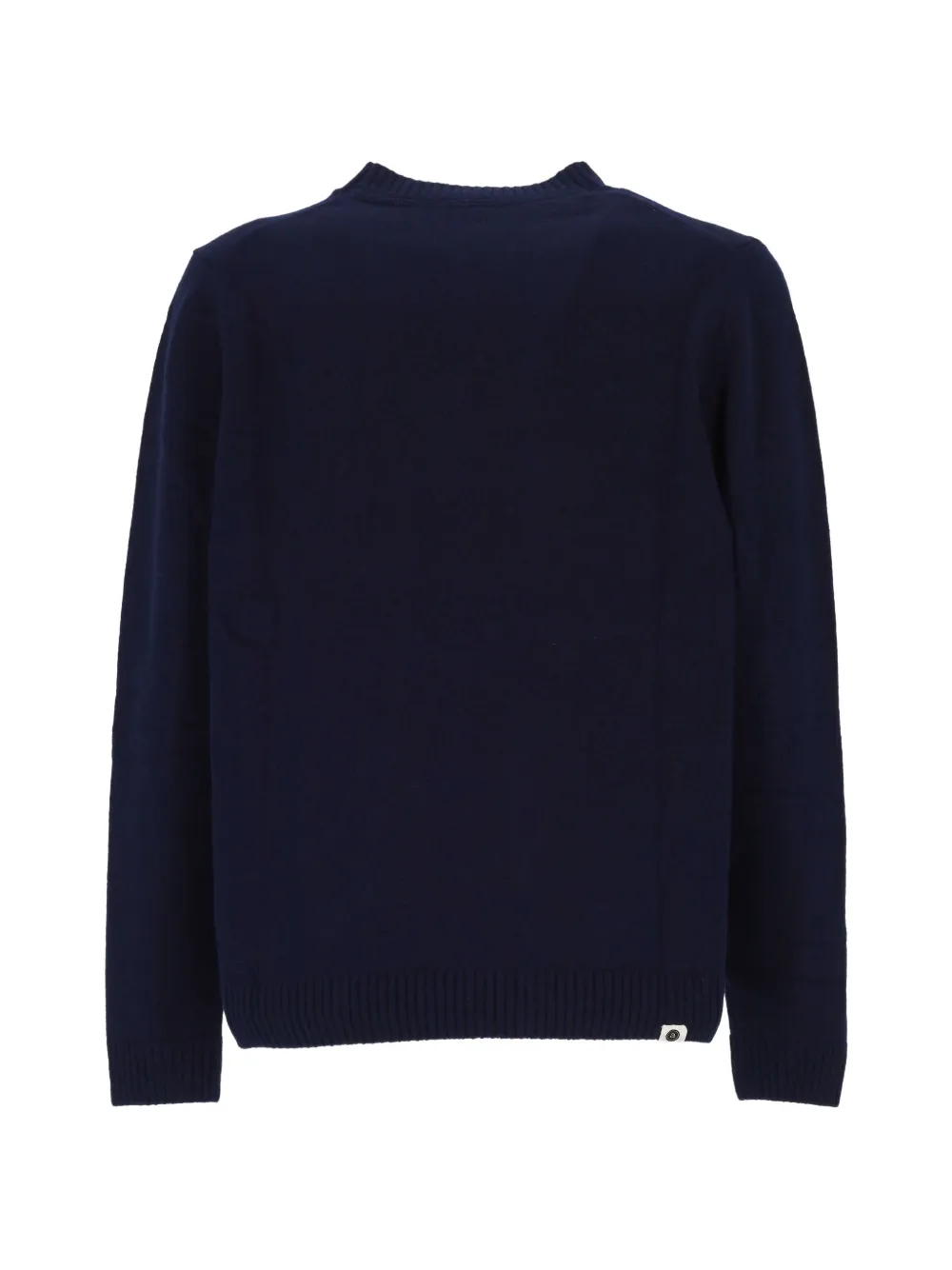ANERKJENDT Akpeter crew-neck long-sleeve sweater Blauw