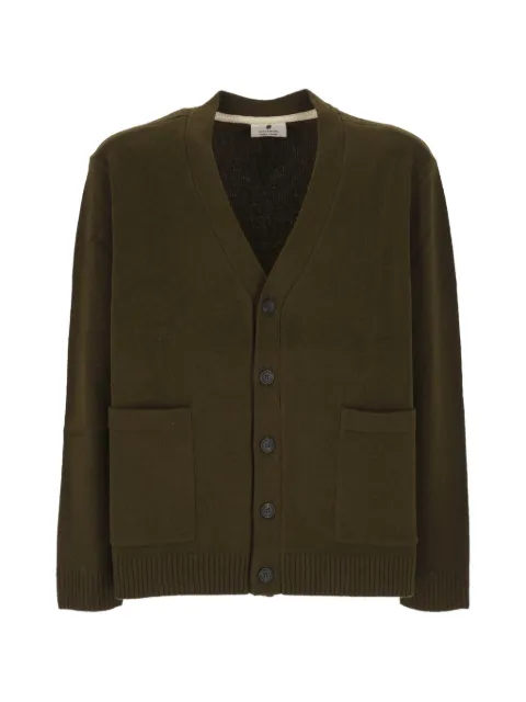 ANERKJENDT Aksinus button-up patch-pocket cardigan