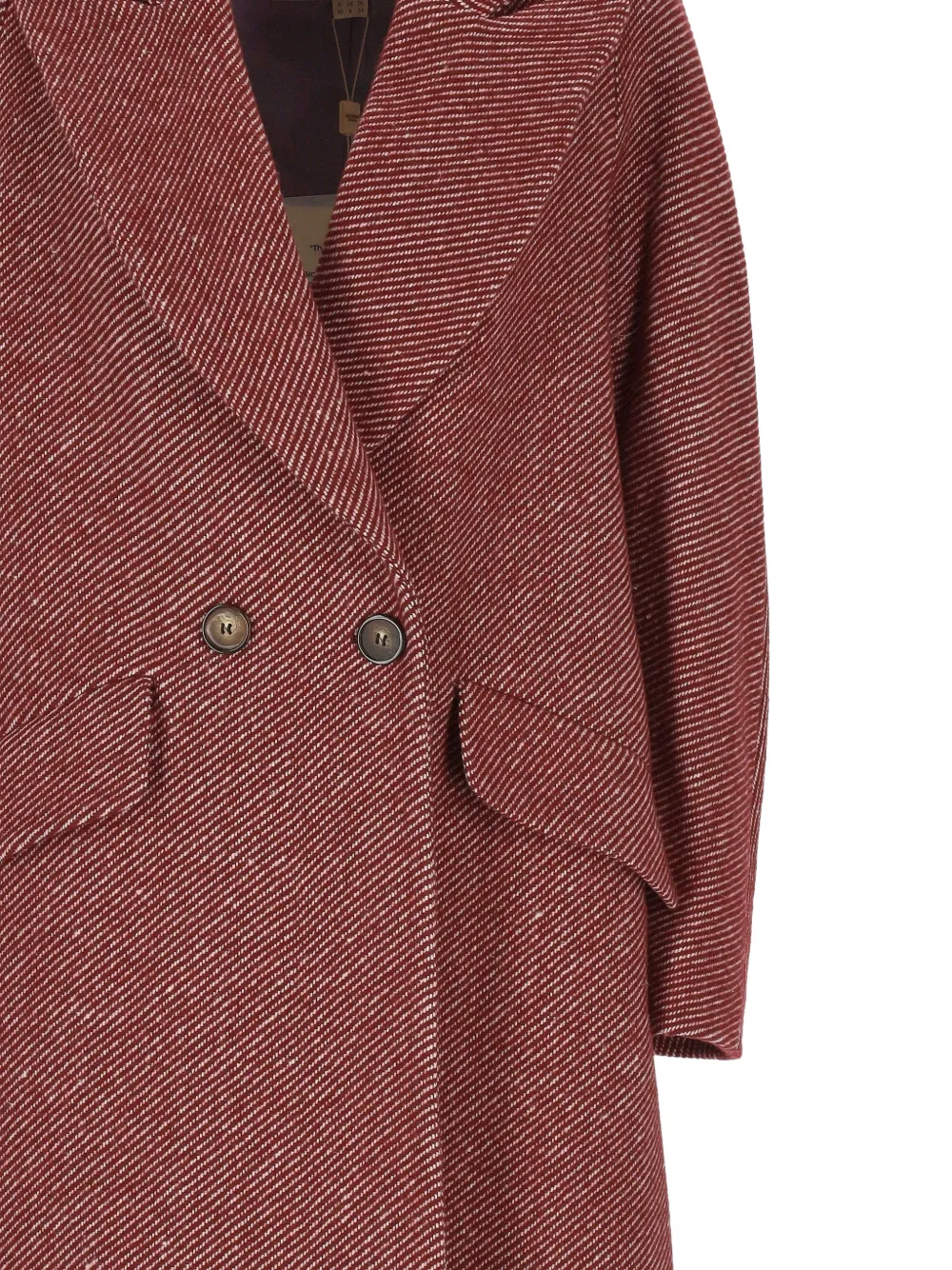 Chiara Ferragni Sophia double-breasted coat Rood