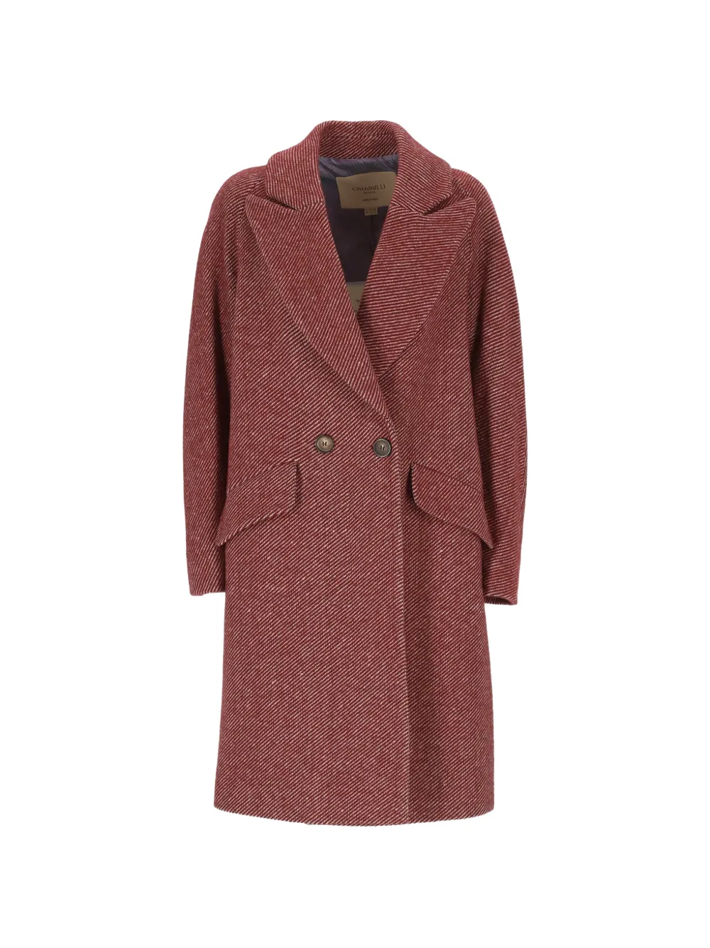 Chiara Ferragni Sophia double-breasted coat Rood