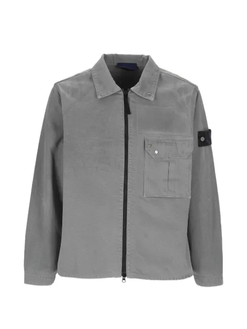 Stone Island 1200002 corroded reflective light bull denim-tc shirt