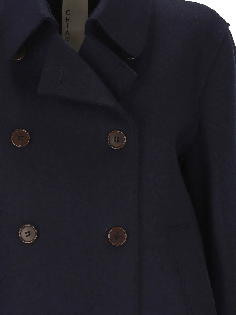 Chiara Ferragni Juliette double-breasted coat Blauw