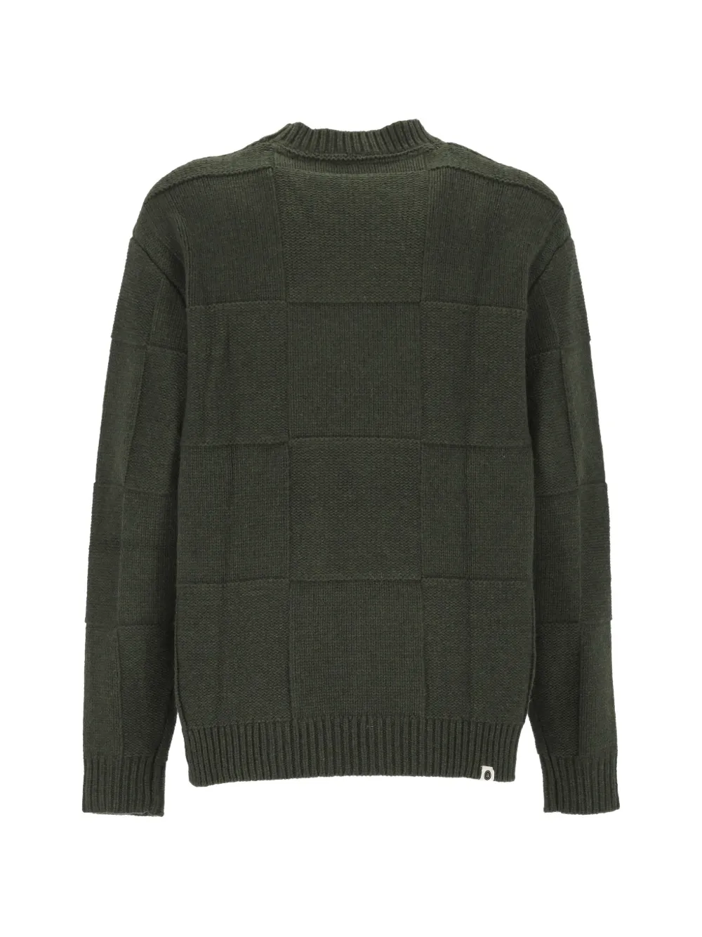ANERKJENDT panelled knitted sweater Groen