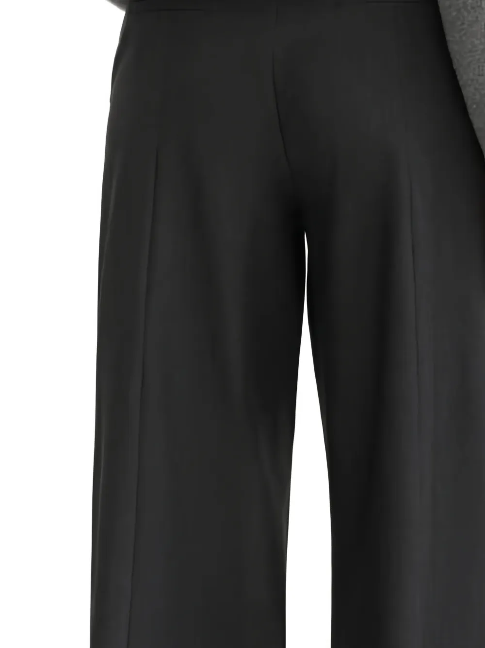 Marella pressed-crease wide-leg trousers Grijs