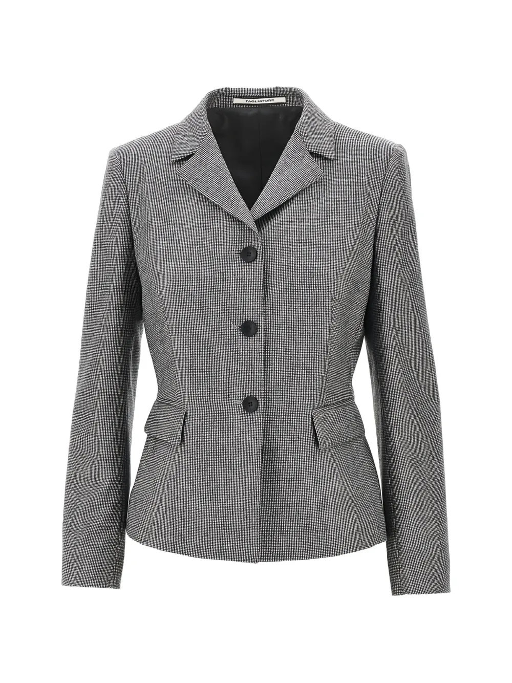 Tagliatore Daria houndstooth wool blazer - Weiß