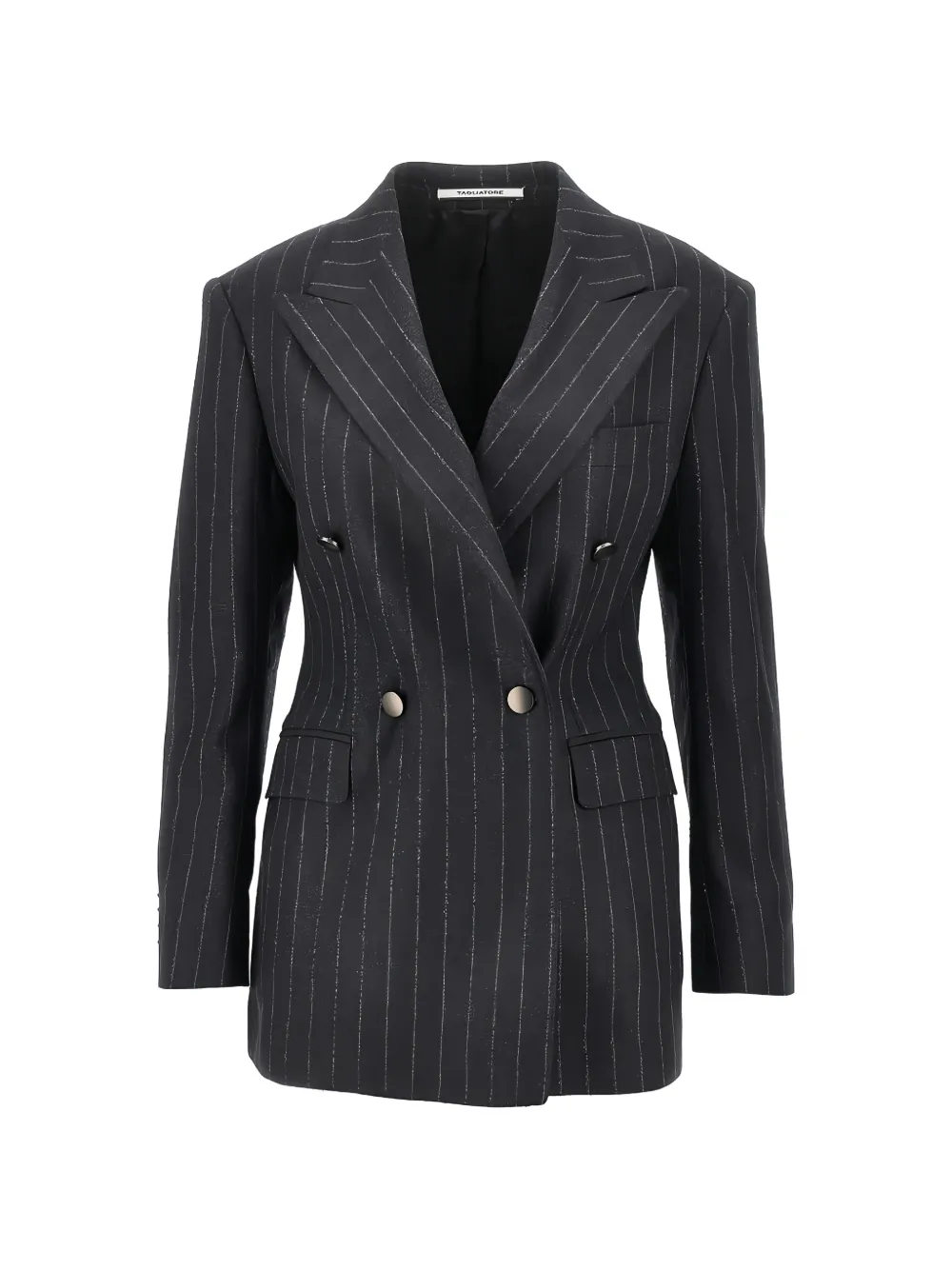 Tagliatore pinstripe double-breasted blazer - Grau