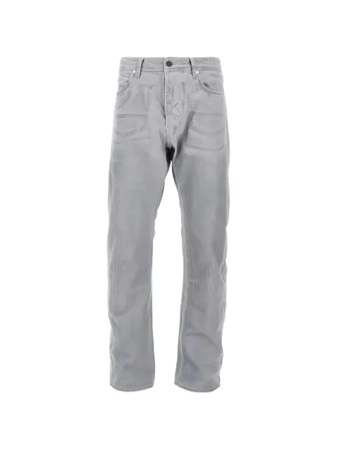 Stone Island J100005 corroded reflective-light bull denim-tc jeans