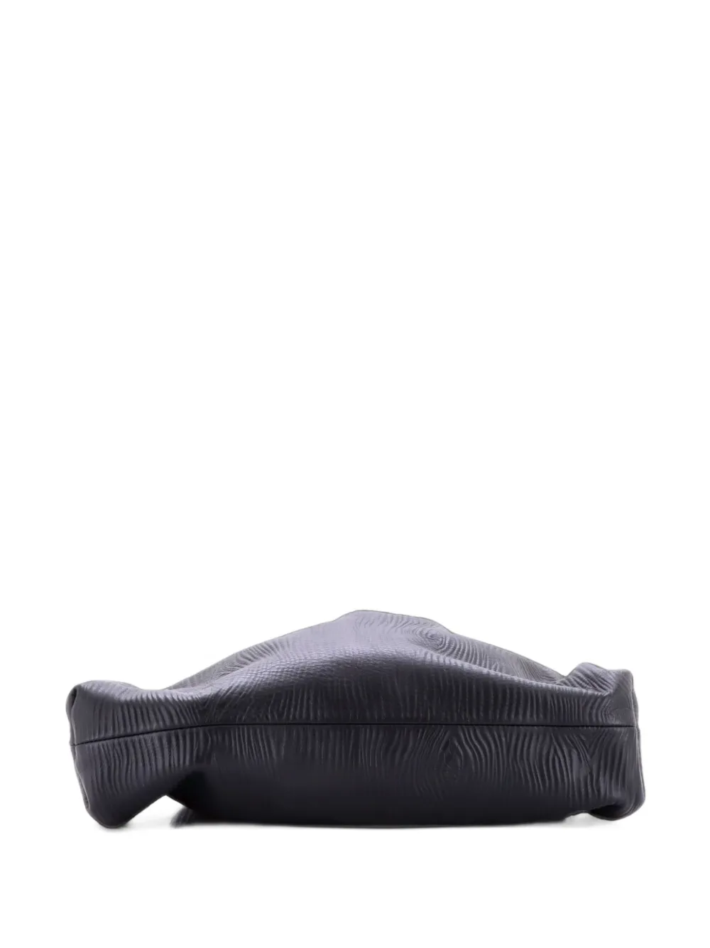 Bottega Veneta Pre-Owned The Pouch Printed Textured Leather clutch bag - Schwarz