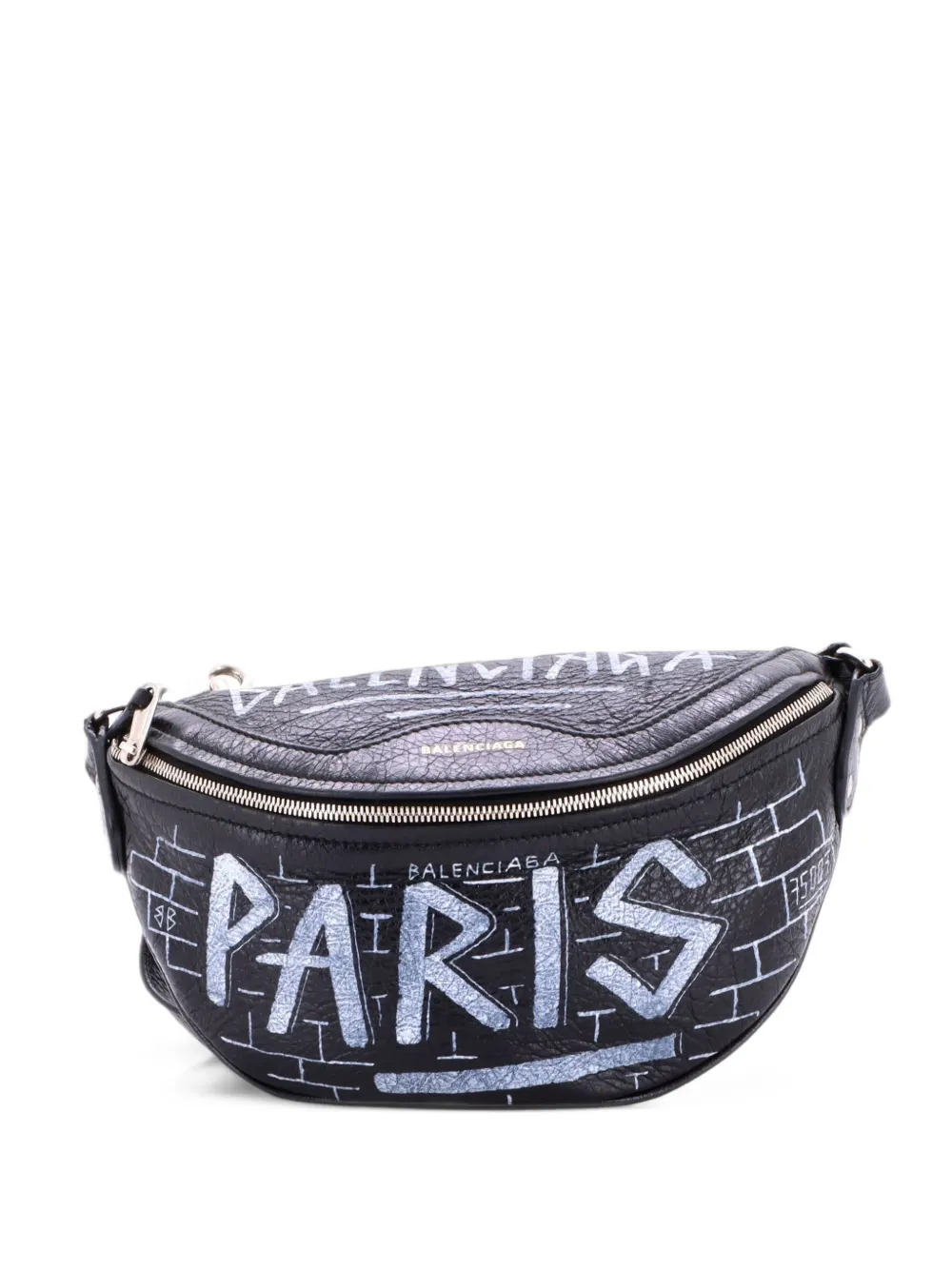 Balenciaga Pre-Owned Graffiti Souvenir XXS Gürteltasche - Schwarz