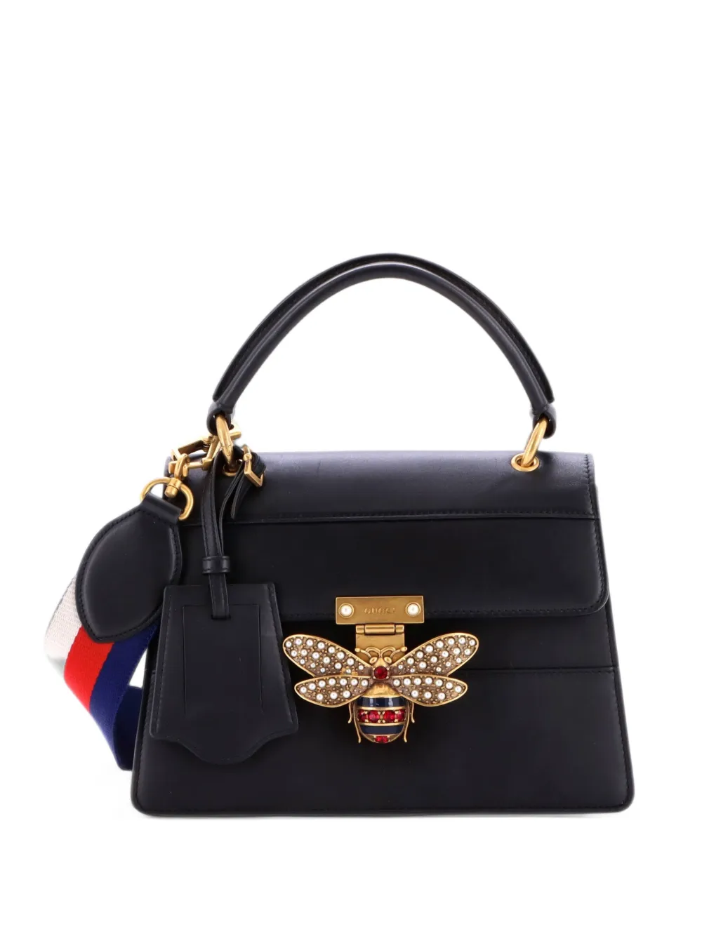 Gucci Pre-Owned Queen Margaret Top Handle Bag Leather Small satchel - Schwarz