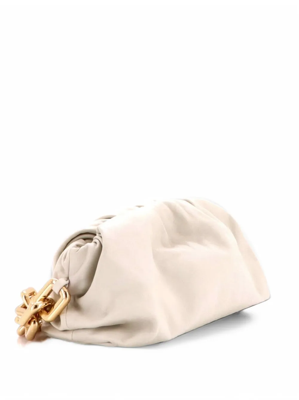 Bottega Veneta Pre-Owned The Chain Pouch Leather shoulder bag - Weiß