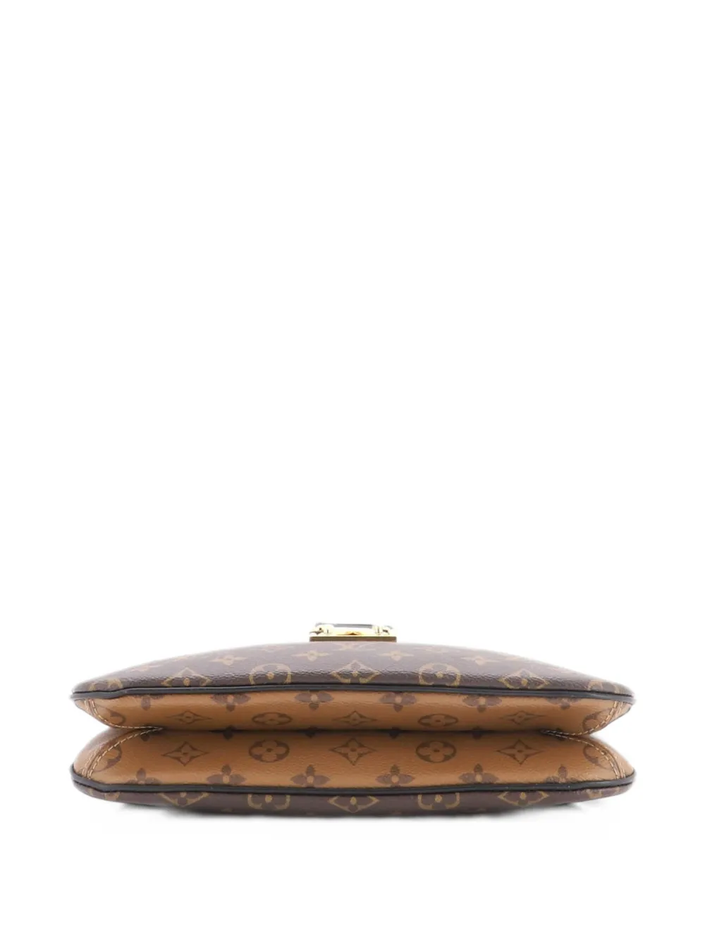 Louis Vuitton Pre-Owned LV Twinny Handbag Monogram Canvas and Reverse Monogram Canvas with Leather shoulder bag - Marrone