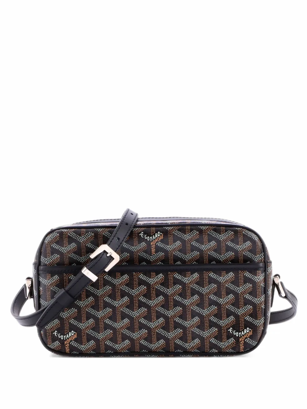 Goyard Pre-Owned Cap Vert Bag Coated Canvas crossbody bag - Black