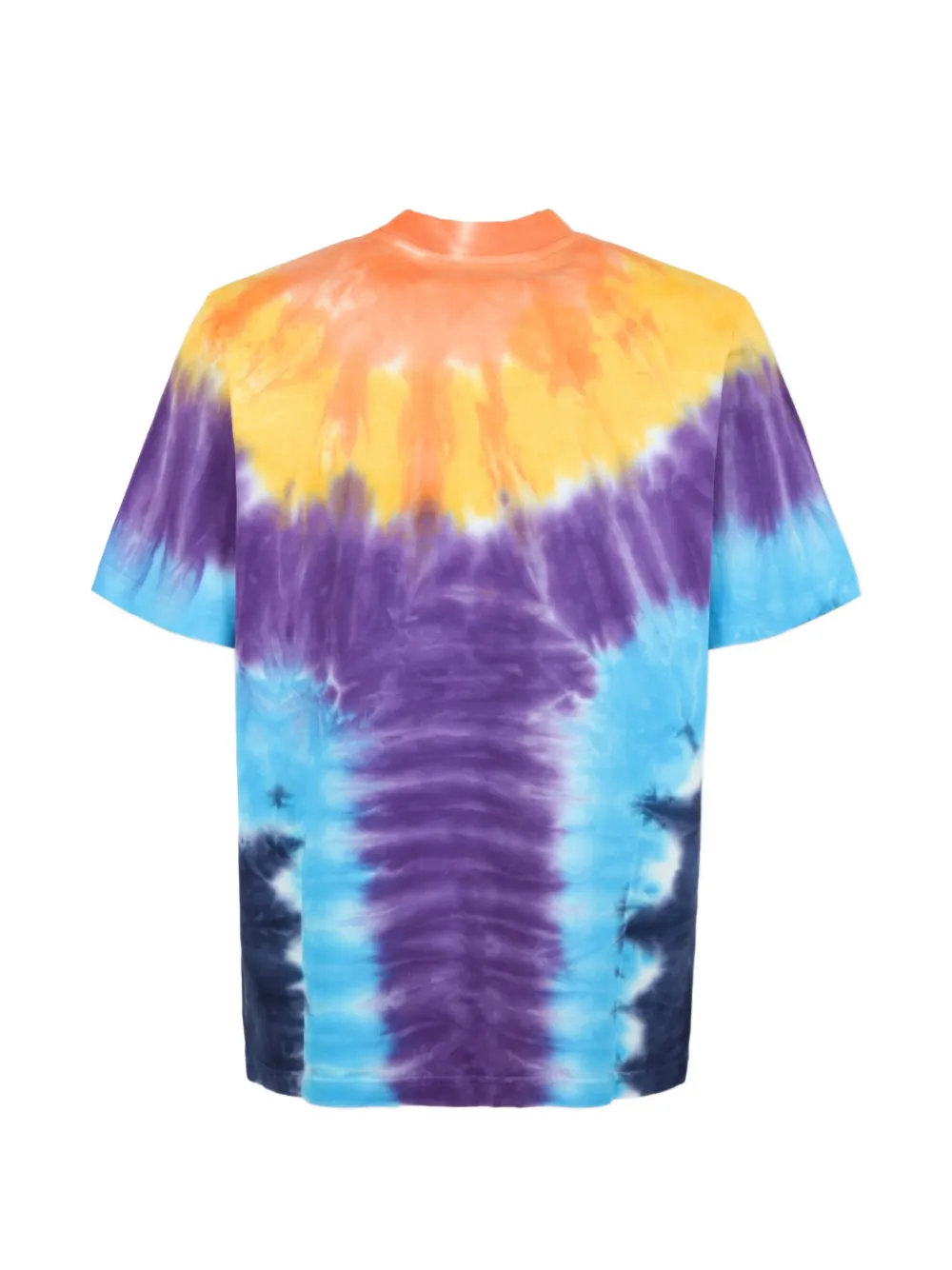Casablanca Eveil Ancestral tie-dye T-shirt Blauw