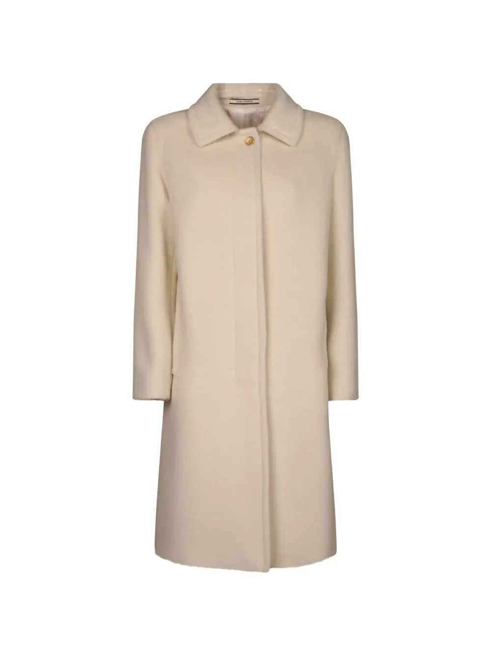 Tagliatore button-fastening collar coat Beige