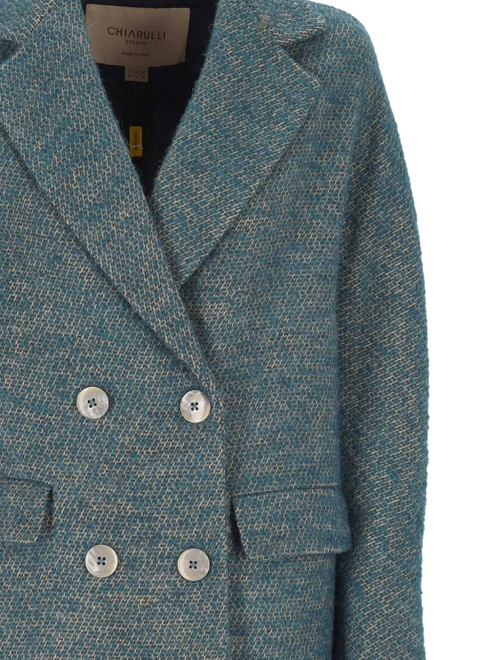 Chiara Ferragni Maya double-breasted coat Blauw