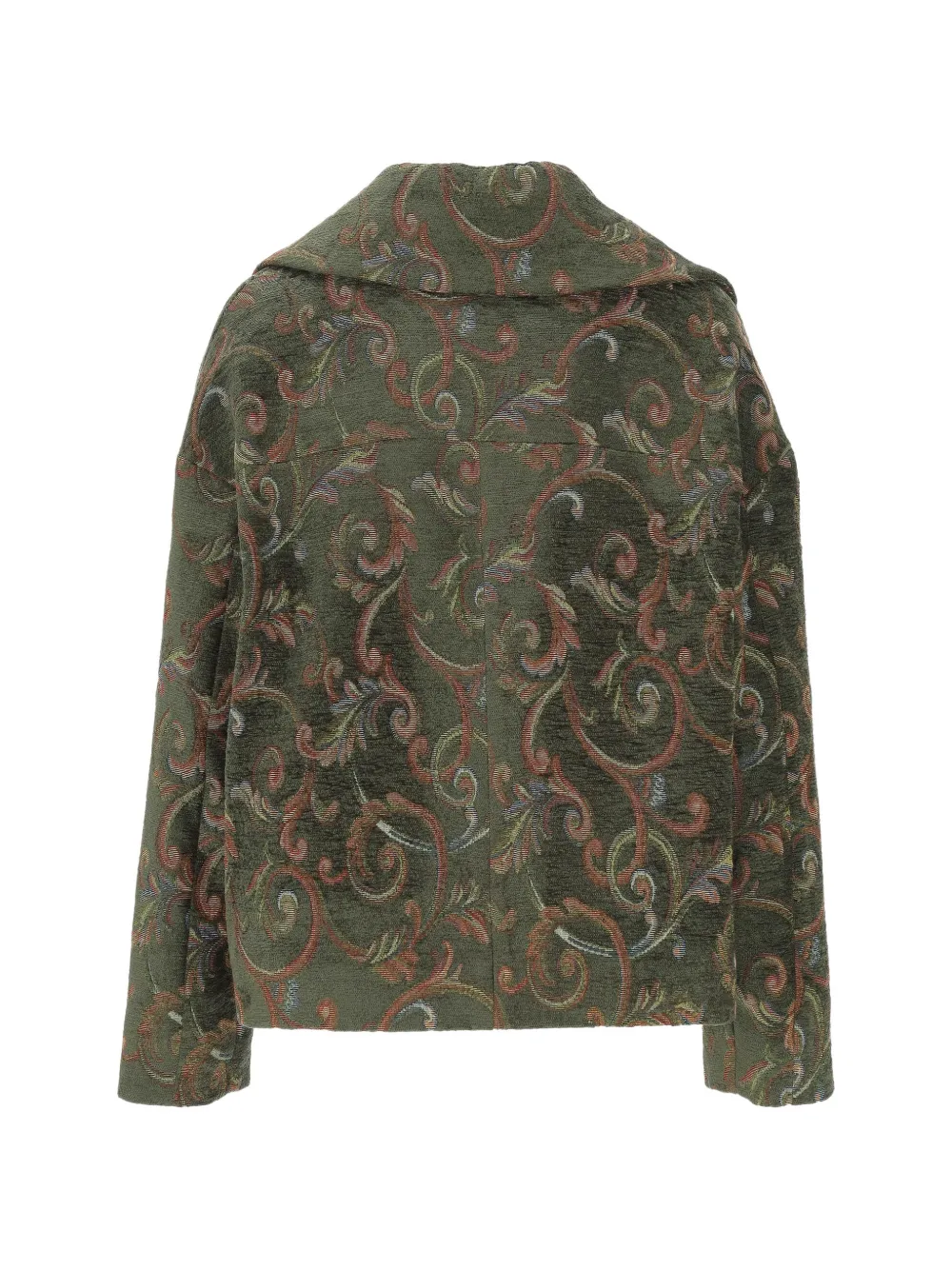 Chiara Ferragni Iris double-breasted coat Groen