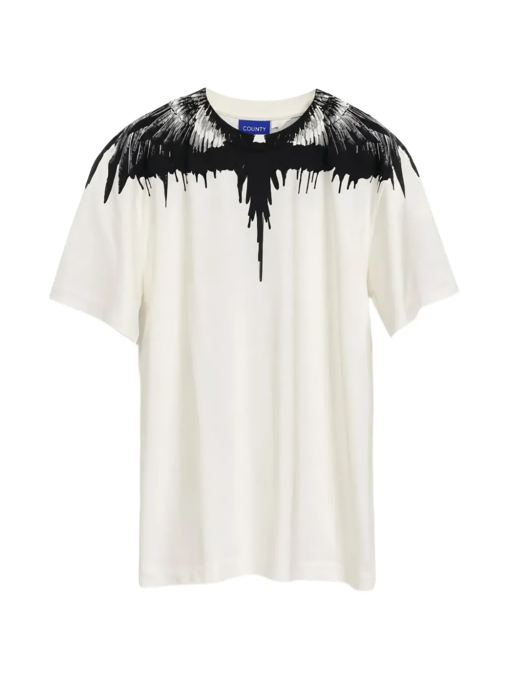 COUNTY OF MILAN KIDS Wings-print T-shirt - Bianco