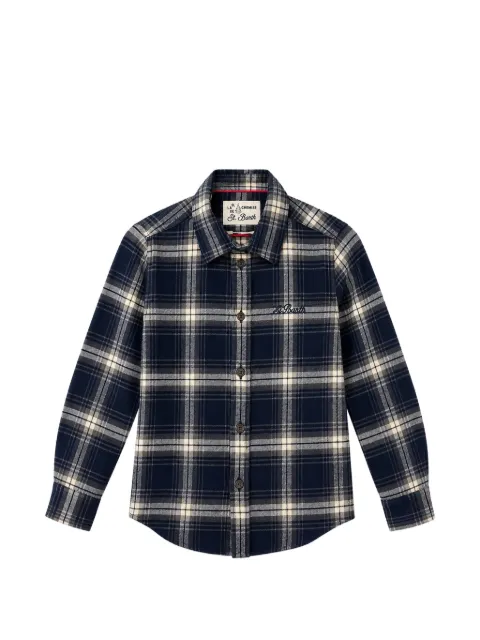 MC2 Saint Barth Kids x Peanuts Seefeld check-pattern flannel shirt
