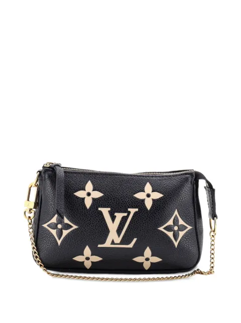 Louis Vuitton Pre-Owned bolsa de mano Pochette Accessoires mini con monograma Empreinte Giant bicolor