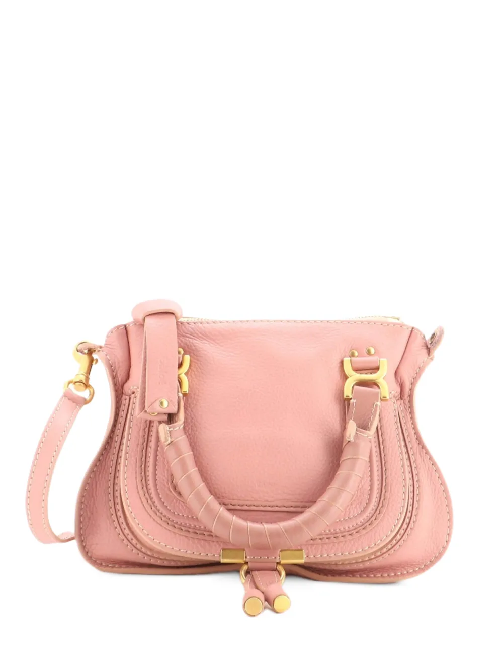Chloé Pre-Owned Marcie Satchel Leather Baby crossbody bag - Rosa