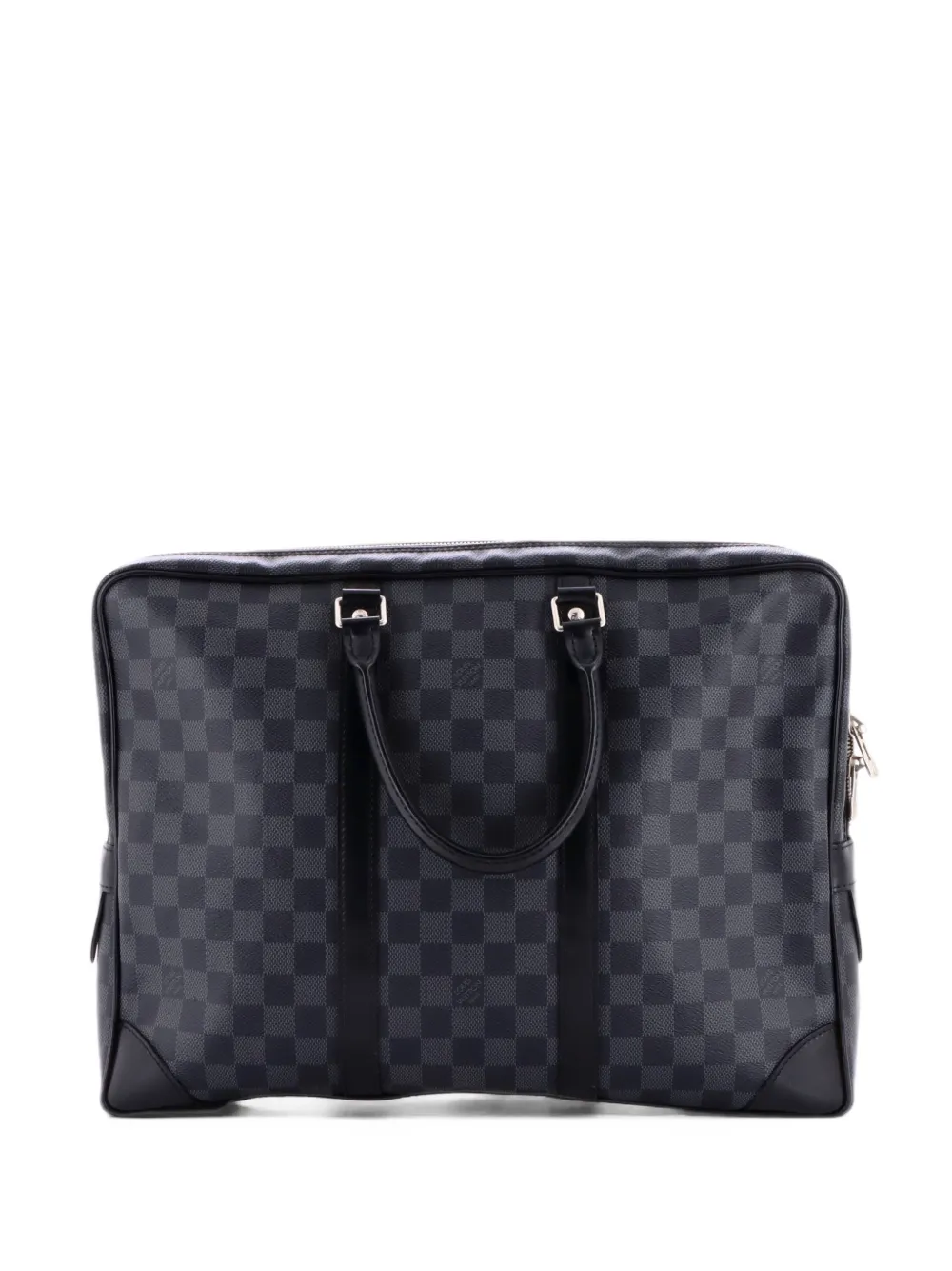 Louis Vuitton Pre-Owned Porte-Documents Voyage Briefcase Damier Graphite GM business bag - Black