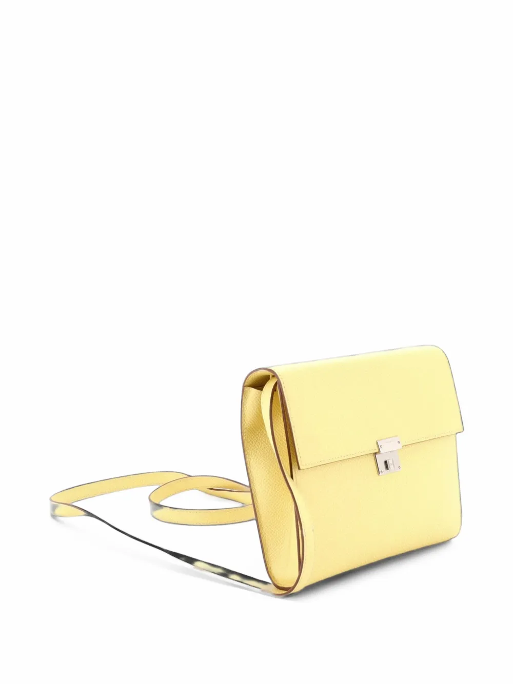 Hermès Pre-Owned Clic Verso Epsom Umhängetasche 16cm - Gelb