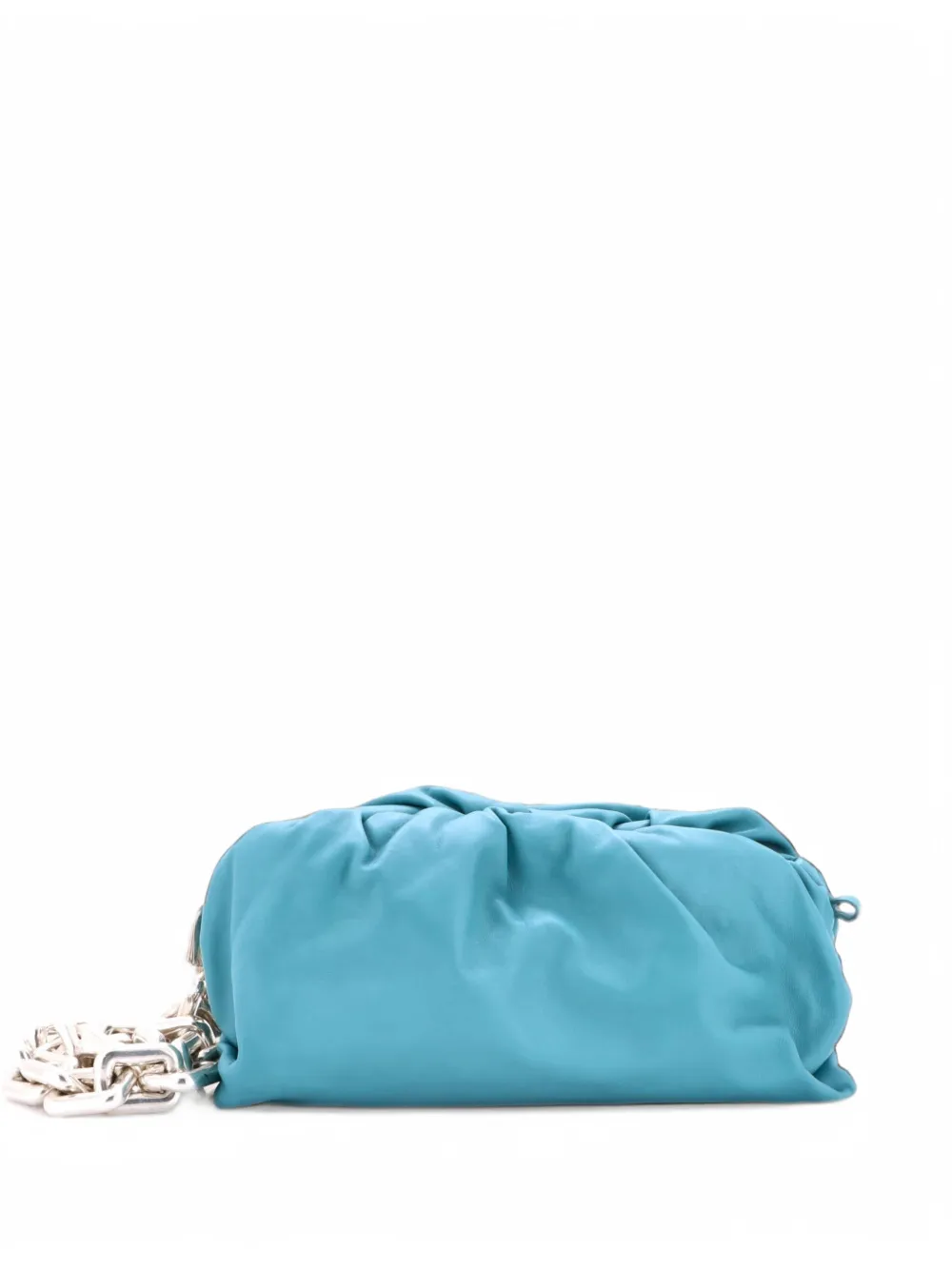 Bottega Veneta Pre-Owned The Chain Pouch Leather Teen shoulder bag - Blau