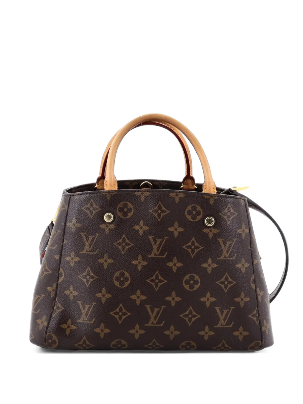 Louis Vuitton Pre-Owned Montaigne Handbag Monogram Canvas BB satchel - Brown