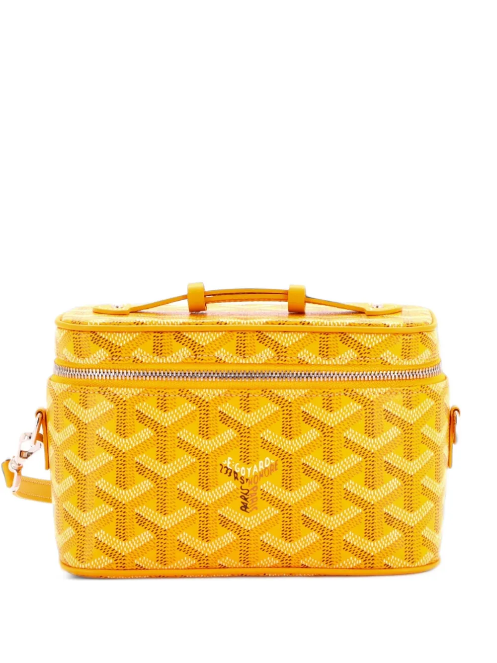 Goyard Pre-Owned Muse Vanity Case Coated Canvas Mini satchel - Yellow