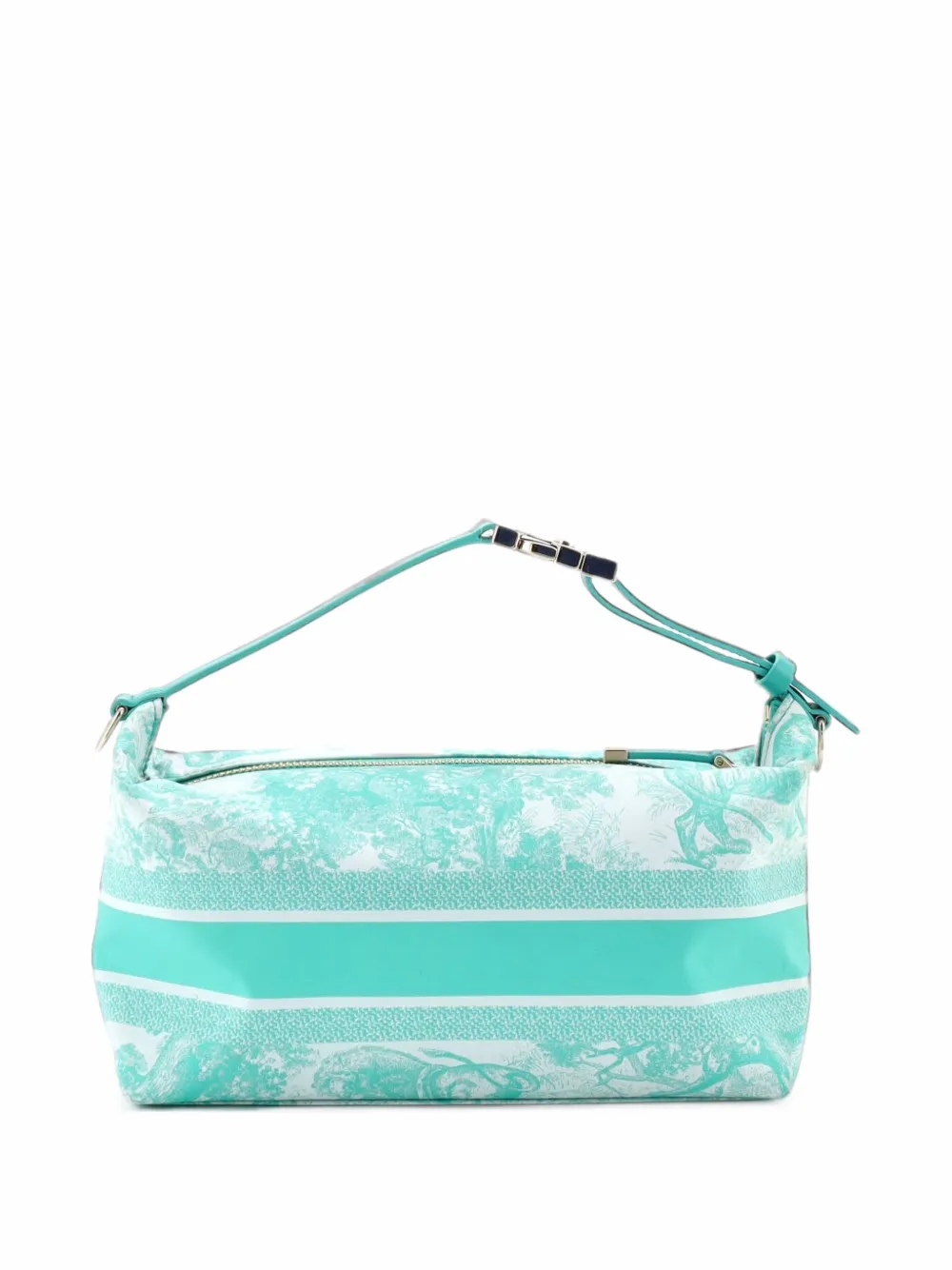 Christian Dior Pre-Owned Mittelgroße DiorTravel Nomad Clutch mit Print auf technischem Stoff - Grün