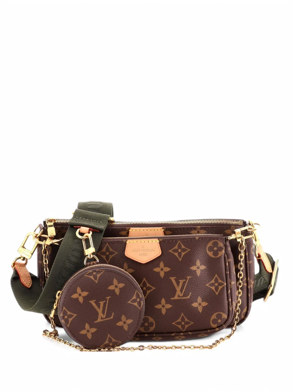 Louis Vuitton Pre-Owned Multi Pochette Accessoires Monogram Canvas crossbody bag - Marrone