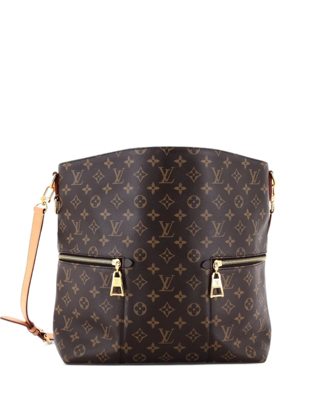 Louis Vuitton Pre-Owned Melie Monogram Canvas-Beuteltasche - Braun