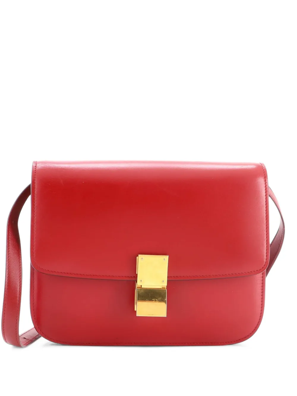 Celine Pre-Owned Classic Box Bag Smooth Leather Medium crossbody bag - Rot