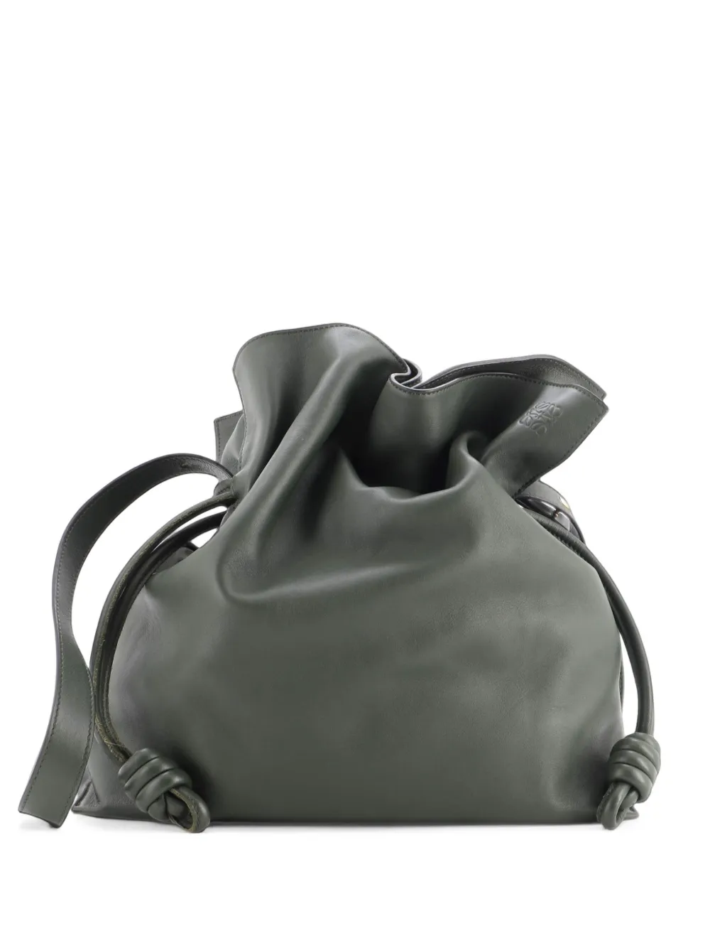 Loewe Pre-Owned Große Flamenco Knot Tote Bag aus Leder - Grün