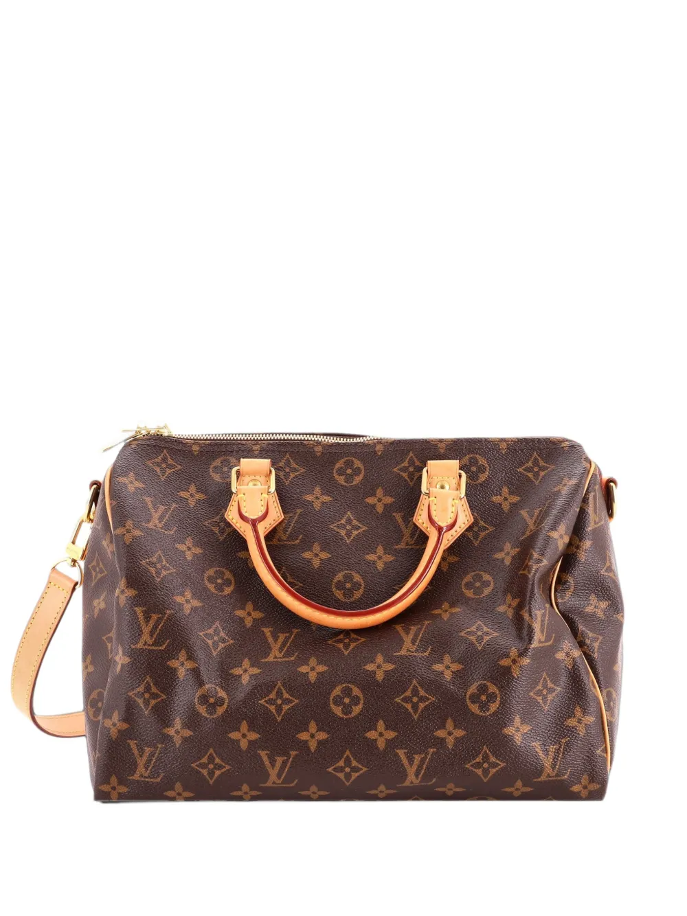 Louis Vuitton Pre-Owned Speedy Bandouliere Monogram Canvas-Schultertasche 30cm - Braun