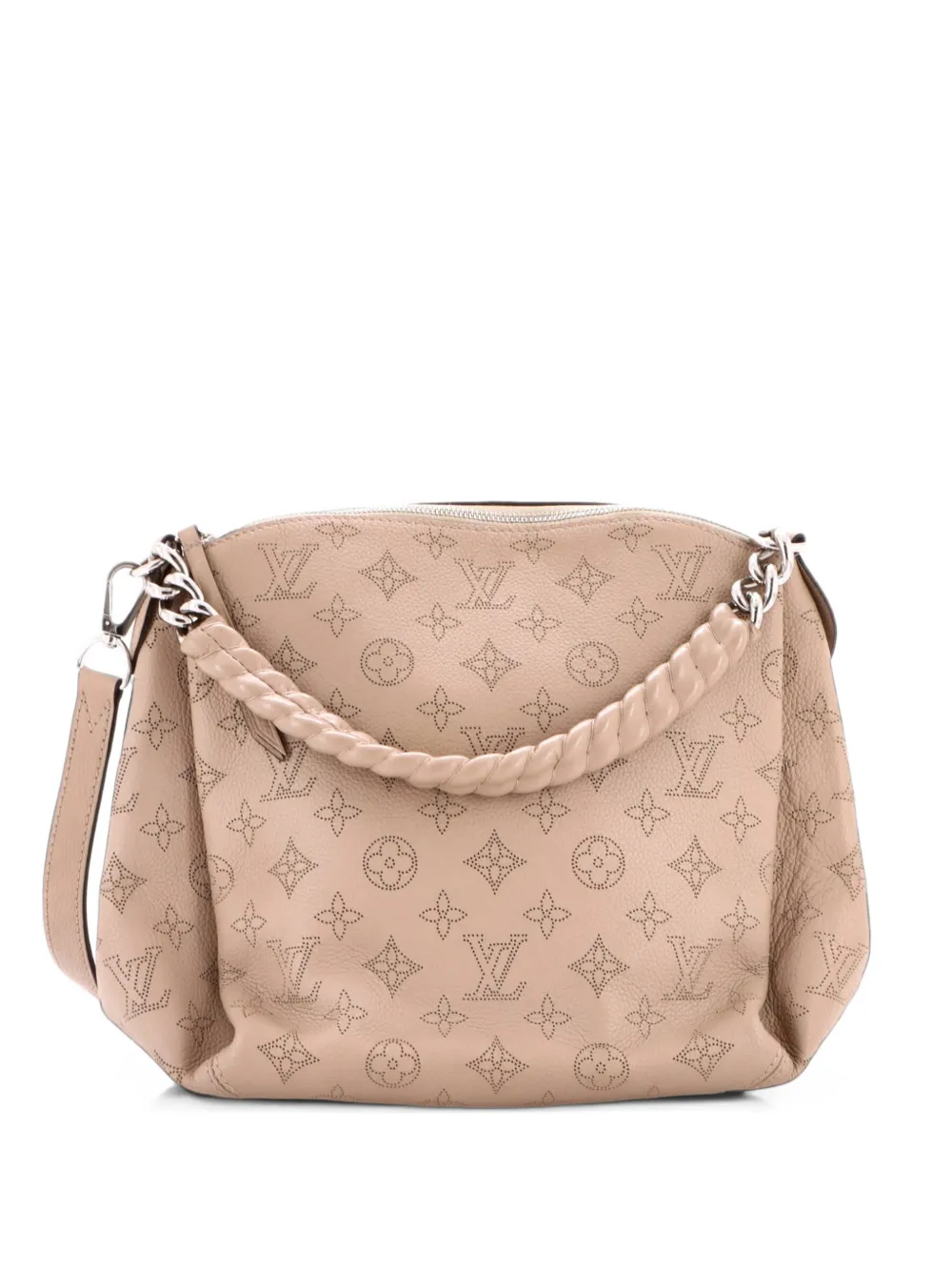 Louis Vuitton Pre-Owned Babylone Mahina BB Tasche aus Leder - Nude