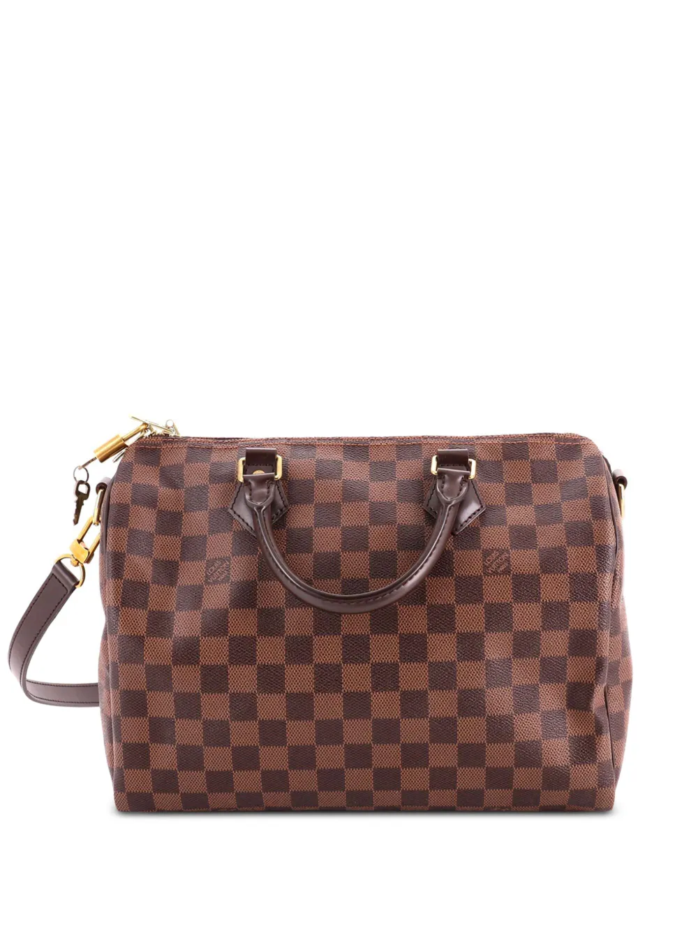 Louis Vuitton Pre-Owned Speedy Bandouliere Bag Damier 30 shoulder bag - Braun