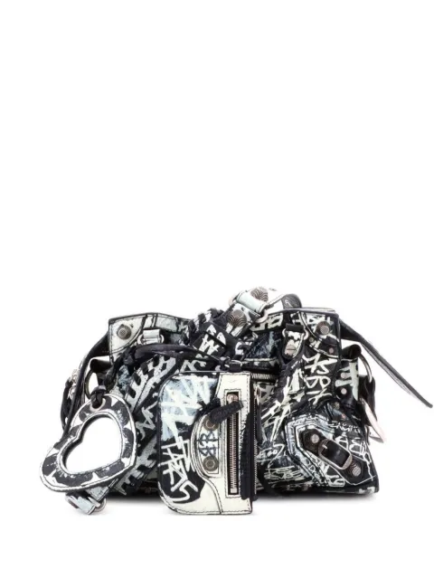 Balenciaga Pre-Owned Neo Cagole Graffiti City Bag Leather XS tote bag