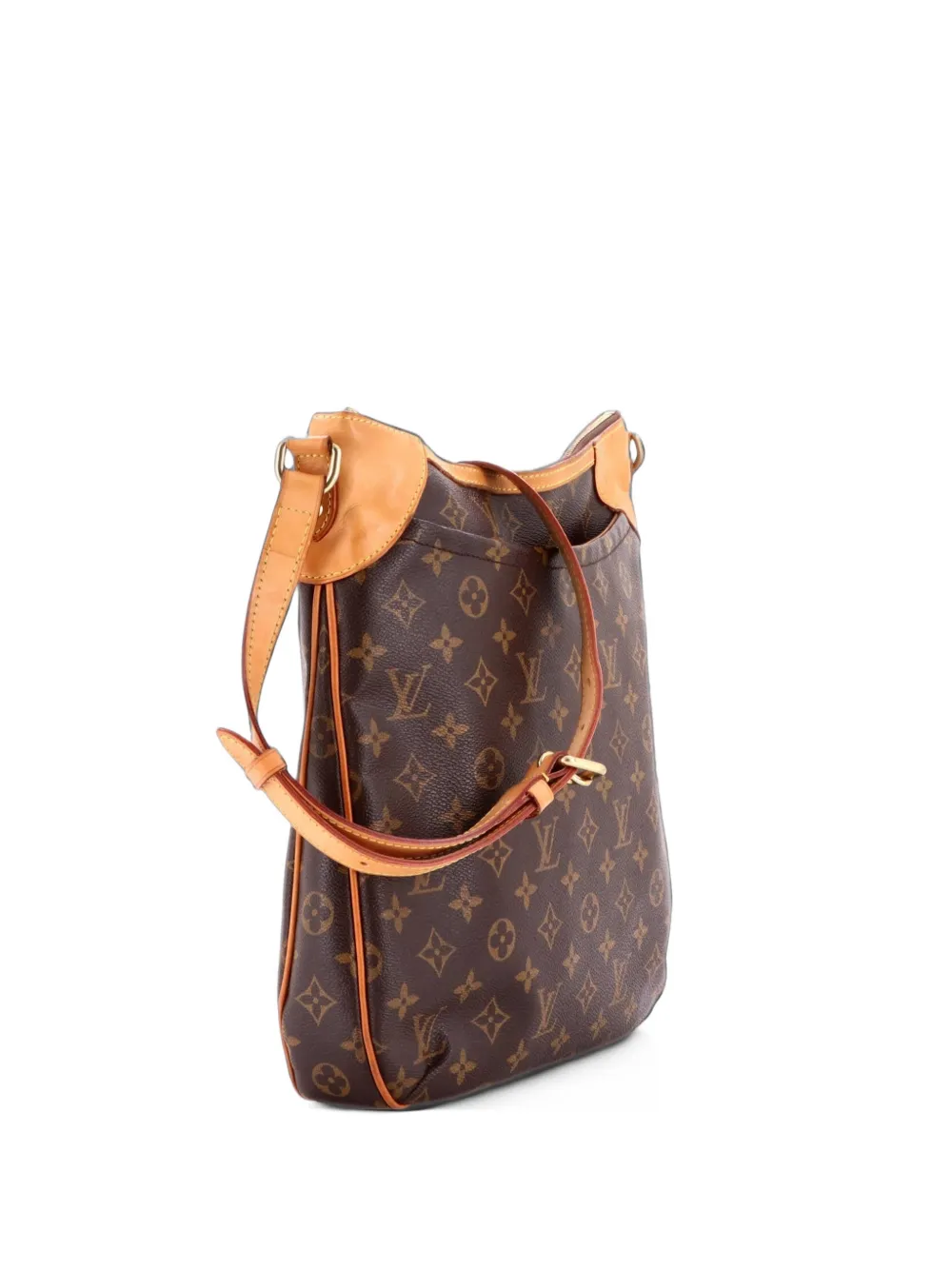 Louis Vuitton Pre-Owned Odeon Handbag Monogram Canvas MM crossbody bag - Brown