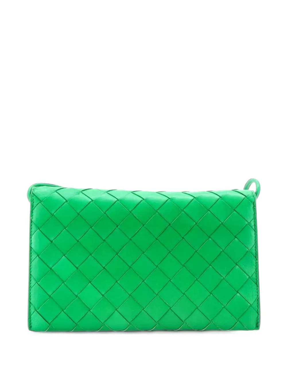 Bottega Veneta Pre-Owned Wallet on Strap Intrecciato Nappa Mini crossbody bag - Grün