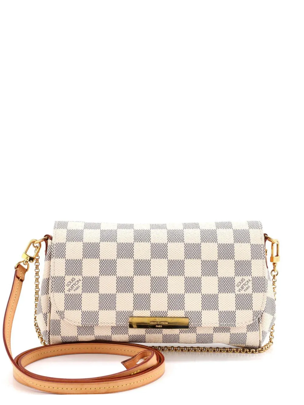 Louis Vuitton Pre-Owned Favorite Handbag Damier PM crossbody bag - Bianco