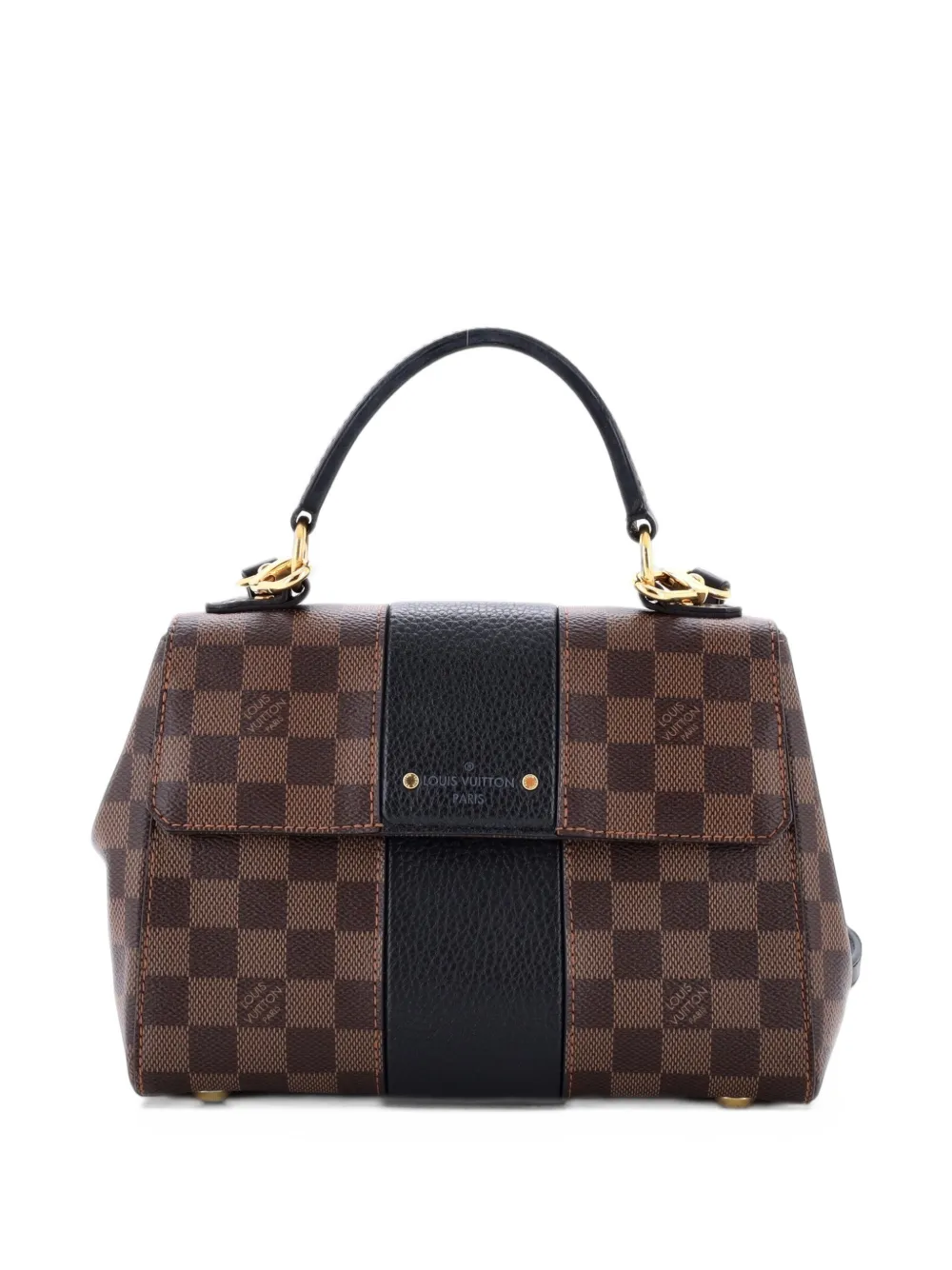 Louis Vuitton Pre-Owned Bond Street Handbag Damier with Leather BB satchel - Schwarz